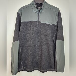 Eddie Bauer Quarter Zip Pull Over size XL